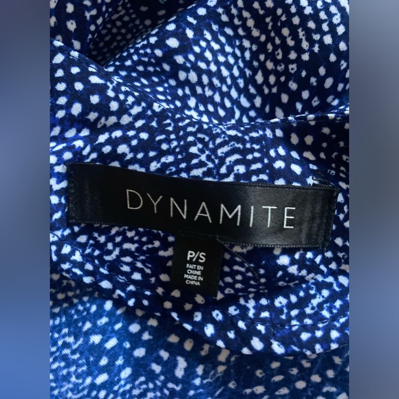 Dynamite blue romper - size small - Picture 9 of 10